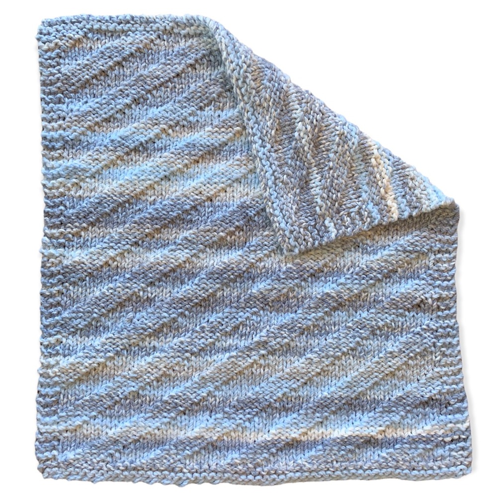 New Handmade Knit Baby Blanket